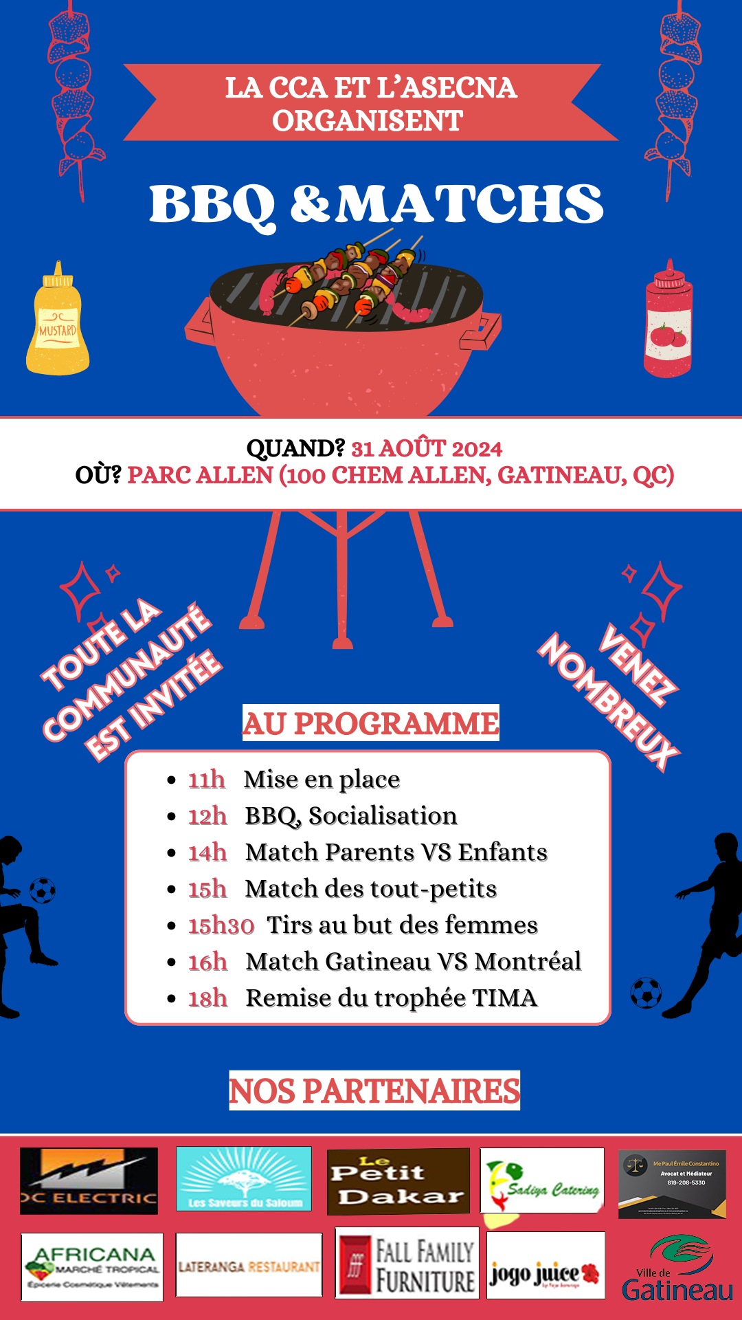 BBQ et Matchs 2024